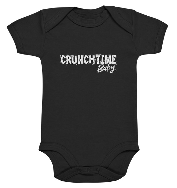 N.O.S.W. BLOCK Fanblock Fanblock Body "CRUNCHTIME Baby" Organic Baby Bodysuite schwarz