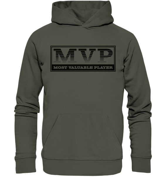 Teamsport Hoodie "MVP" Männer Organic Basic Kapuzenpullover khaki