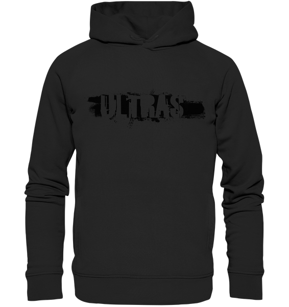 N.O.S.W. BLOCK Ultras Hoodie "ULTRAS" Männer Organic Fashion Kapuzenpullover schwarz