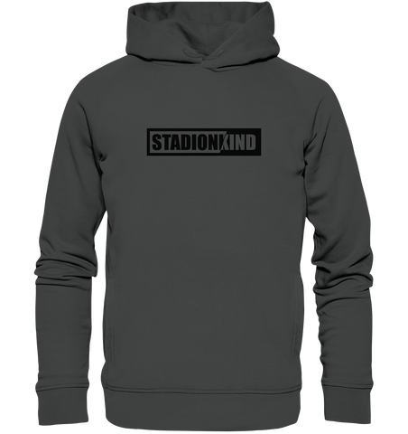 BLOCK.FC Fanblock Hoodie "STADIONKIND" Männer Organic Fashion Kapuzenpullover anthrazit