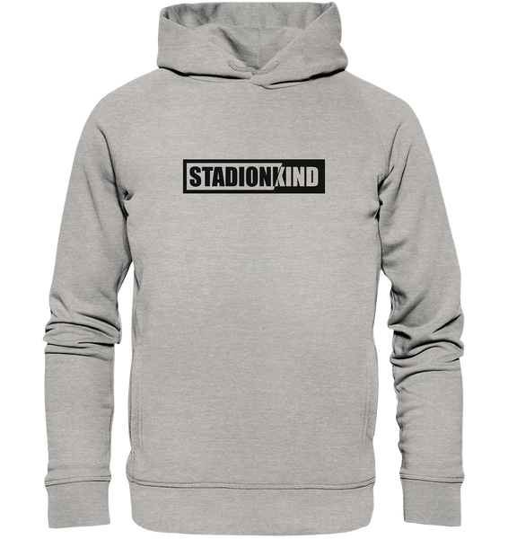 BLOCK.FC Fanblock Hoodie "STADIONKIND" Männer Organic Fashion Kapuzenpullover heather grau