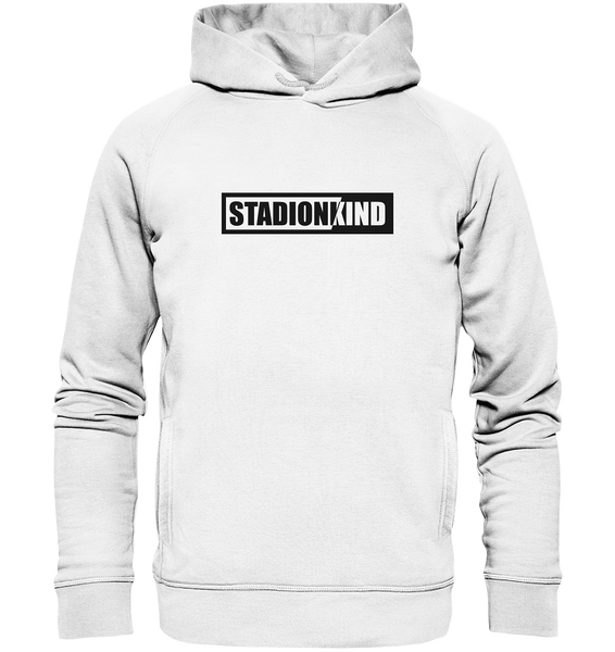 BLOCK.FC Fanblock Hoodie "STADIONKIND" Männer Organic Fashion Kapuzenpullover weiss