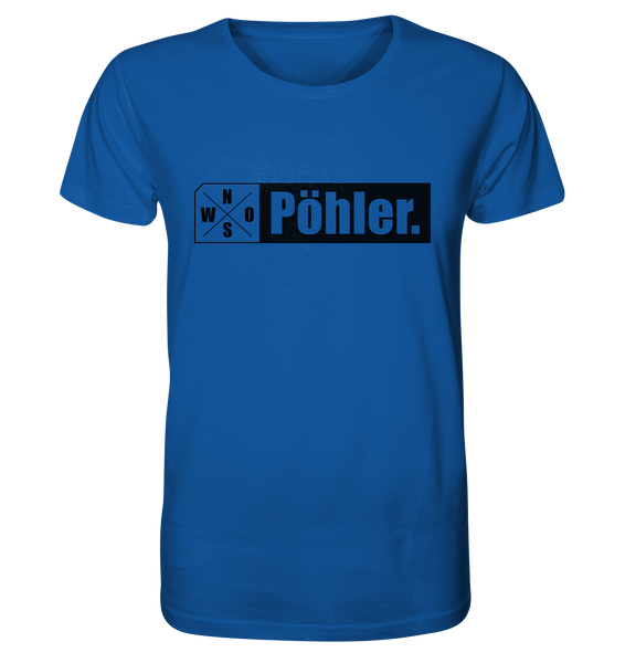 N.O.S.W. BLOCK Teamsport Shirt "Pöhler." Männer Organic T-Shirt blau