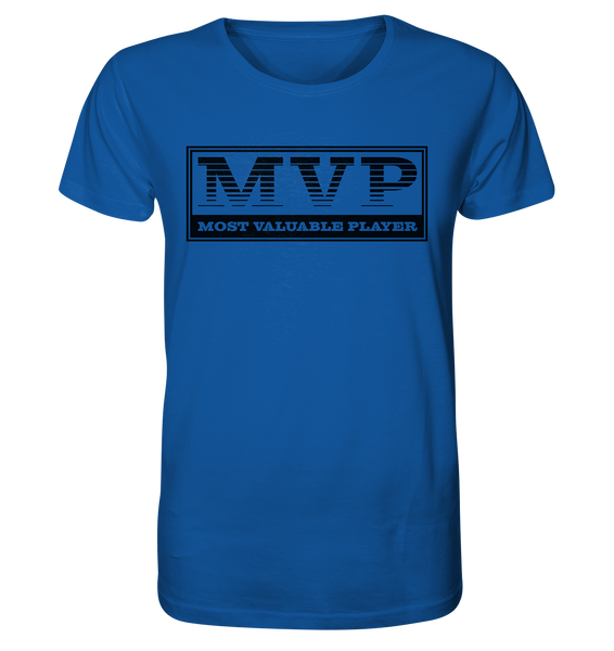N.O.S.W. BLOCK Teamsport Shirt "MVP" Männer Organic T-Shirt blau