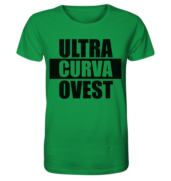 N.O.S.W. BLOCK Ultras Shirt "ULTRA CURVA OVEST" Männer Organic T-Shirt grün