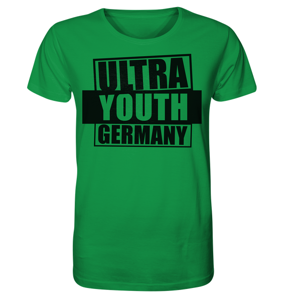N.O.S.W. BLOCK Ultras Shirt "ULTRA YOUTH GERMANY" Männer Organic T-Shirt grün