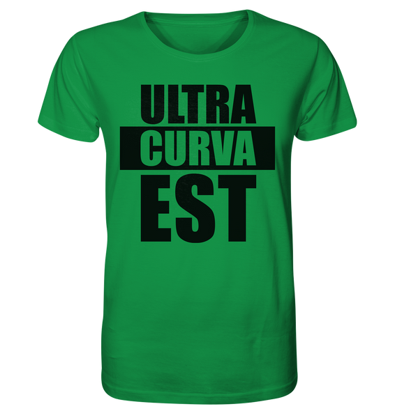 N.O.S.W. BLOCK Ultras Shirt "ULTRA CURVA EST" Männer Organic T-Shirt grün