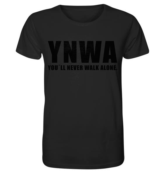 N.O.S.W. BLOCK Fanblock Shirt "YNWA" Männer Organic T-Shirt schwarz