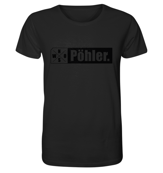 N.O.S.W. BLOCK Teamsport Shirt "Pöhler." Männer Organic T-Shirt schwarz