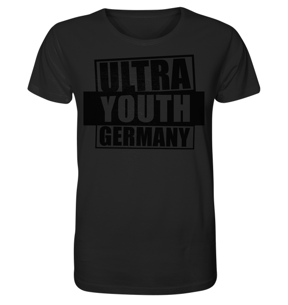 N.O.S.W. BLOCK Ultras Shirt "ULTRA YOUTH GERMANY" Männer Organic T-Shirt schwarz