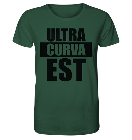 N.O.S.W. BLOCK Ultras Shirt "ULTRA CURVA EST" Männer Organic T-Shirt dunkelgrün