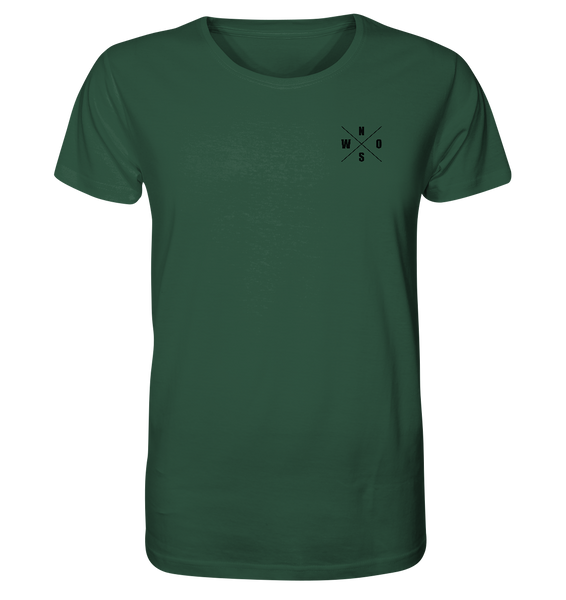 N.O.S.W. BLOCK Teamsport Shirt "GO BIG OR GO HOME" Männer Organic T-Shirt dunkelgrün