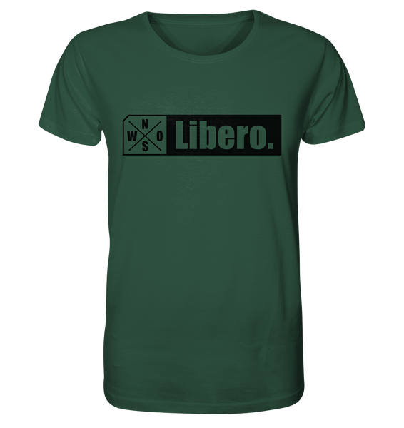 N.O.S.W. BLOCK Teamsport Shirt "Libero." Männer Organic T-Shirt grün