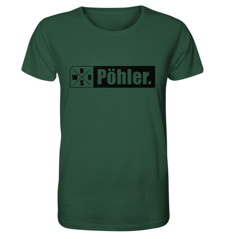 N.O.S.W. BLOCK Teamsport Shirt "Pöhler." Männer Organic T-Shirt dunkelgrün