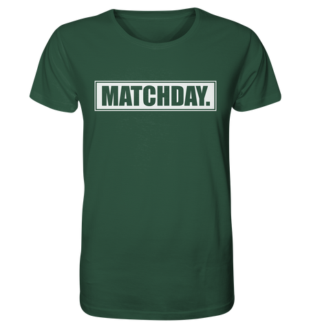 N.O.S.W. BLOCK Fanblock Shirt "MATCHDAY." Männer Organic T-Shirt dunkelgrün