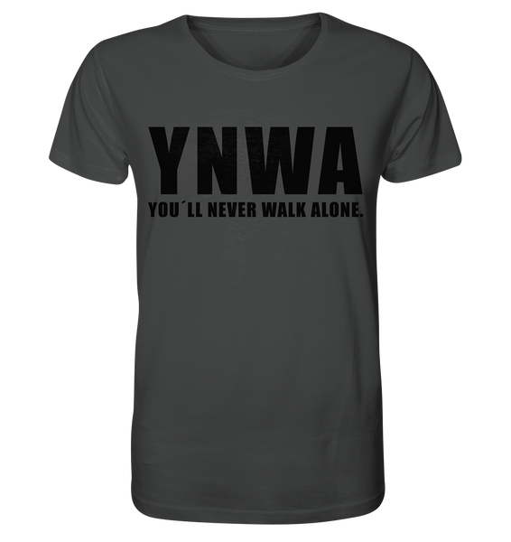 N.O.S.W. BLOCK Fanblock Shirt "YNWA" Männer Organic T-Shirt anthrazit