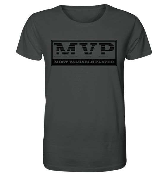 N.O.S.W. BLOCK Teamsport Shirt "MVP" Männer Organic T-Shirt anthrazit