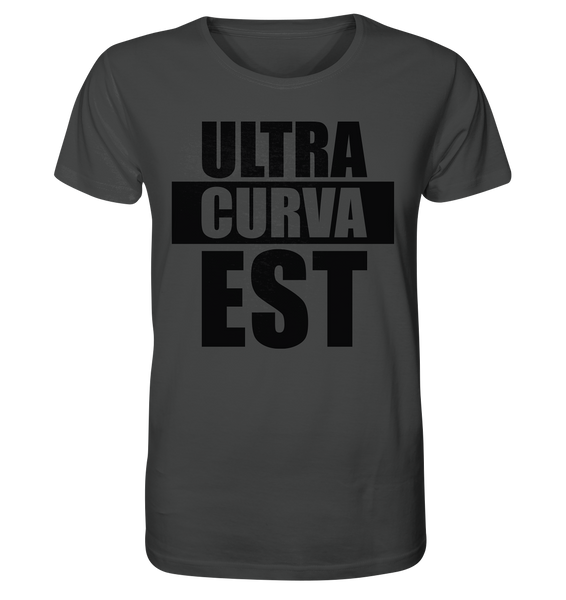 N.O.S.W. BLOCK Ultras Shirt "ULTRA CURVA EST" Männer Organic T-Shirt anthrazit