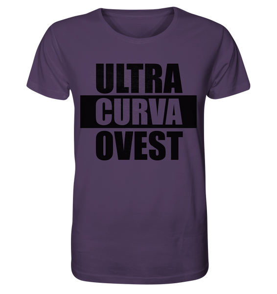 N.O.S.W. BLOCK Ultras Shirt "ULTRA CURVA OVEST" Männer Organic T-Shirt lila
