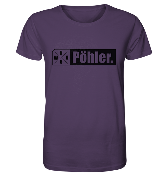 N.O.S.W. BLOCK Teamsport Shirt "Pöhler." Männer Organic T-Shirt lila