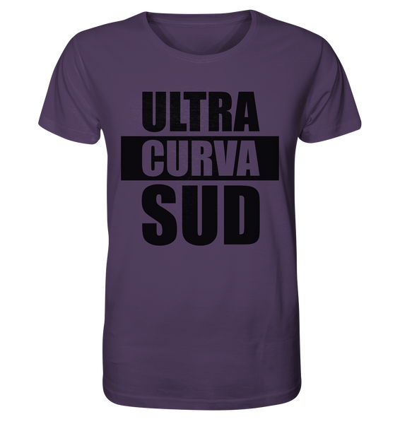 N.O.S.W. BLOCK Ultras Shirt "ULTRA CURVA SUD" Männer Organic T-Shirt lila