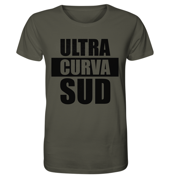 N.O.S.W. BLOCK Ultras Shirt "ULTRA CURVA SUD" Männer Organic T-Shirt khaki