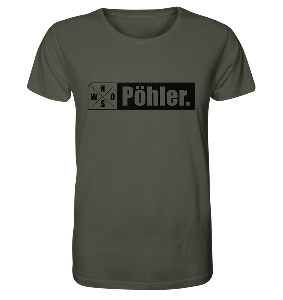 N.O.S.W. BLOCK Teamsport Shirt "Pöhler." Männer Organic T-Shirt khaki