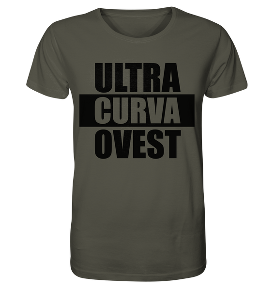 N.O.S.W. BLOCK Ultras Shirt "ULTRA CURVA OVEST" Männer Organic T-Shirt khaki