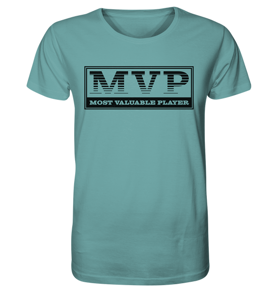 N.O.S.W. BLOCK Teamsport Shirt "MVP" Männer Organic T-Shirt citadel blau