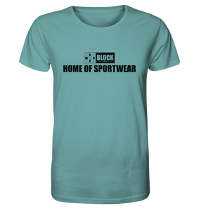 N.O.S.W. BLOCK Shirt "HOME OF SPORTWEAR" Männer Organic T-Shirt citadel blue