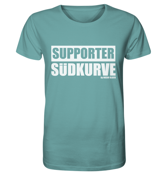 N.O.S.W. BLOCK Fanblock Shirt "SUPPORTER SÜDKURVE" Männer Organic T-Shirt citadel blue