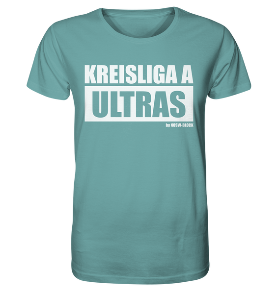 N.O.S.W. BLOCK Fanblock Ultras Shirt "KREISLIGA A ULTRAS" Männer Organic Rundhals T-Shirt citadel blue