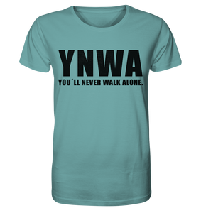 N.O.S.W. BLOCK Fanblock Shirt "YNWA" Männer Organic T-Shirt citadel blue