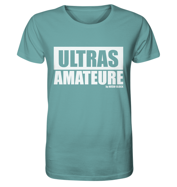 N.O.S.W. BLOCK Ultras Shirt "ULTRAS AMATEURE" Männer Organic T-Shirt citadel blue