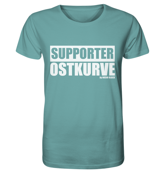 N.O.S.W. BLOCK Fanblock Shirt "SUPPORTER OSTKURVE" Männer Organic T-Shirt citadel blue