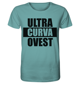 N.O.S.W. BLOCK Ultras Shirt "ULTRA CURVA OVEST" Männer Organic T-Shirt citadel blue