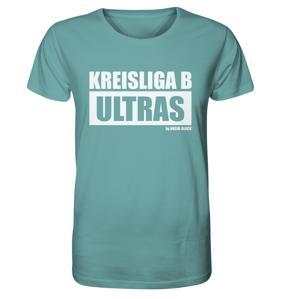 N.O.S.W. BLOCK Ultras Shirt "KREISLIGA B ULTRAS" Männer Organic T-Shirt citadel blue