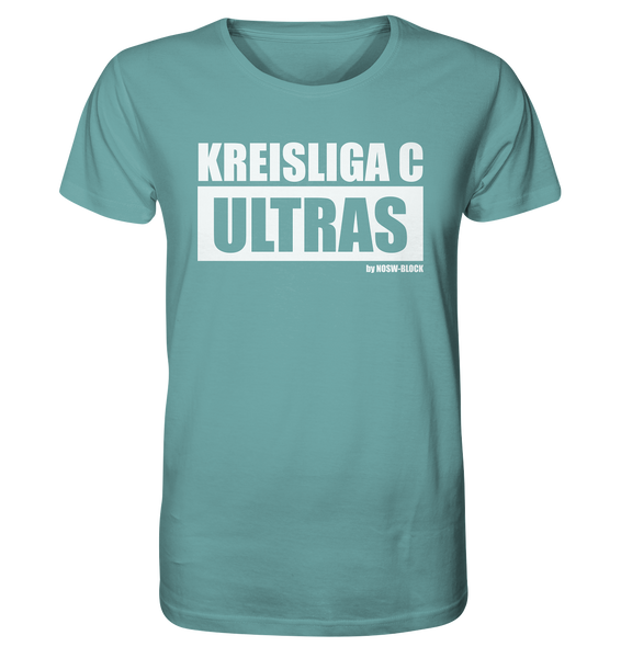 N.O.S.W. BLOCK Ultras Shirt "KREISLIGA C ULTRAS" Männer Organic Rundhals T-Shirt citadel blue