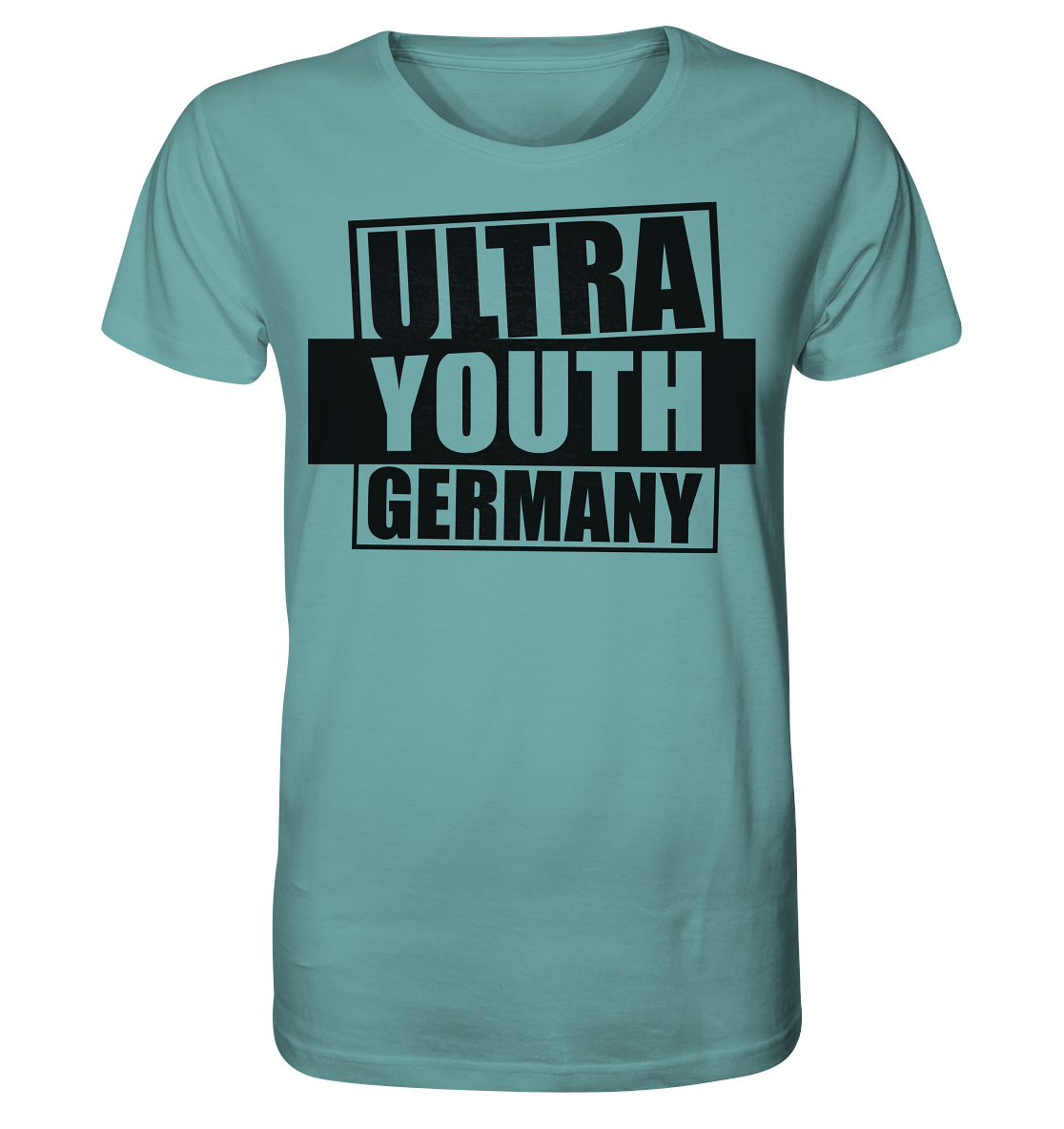 N.O.S.W. BLOCK Ultras Shirt "ULTRA YOUTH GERMANY" Männer Organic T-Shirt citadel blau