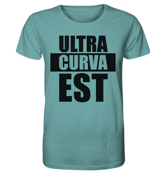 N.O.S.W. BLOCK Ultras Shirt "ULTRA CURVA EST" Männer Organic T-Shirt citadel blue