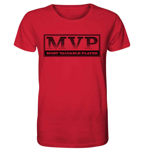 N.O.S.W. BLOCK Teamsport Shirt "MVP" Männer Organic T-Shirt rot