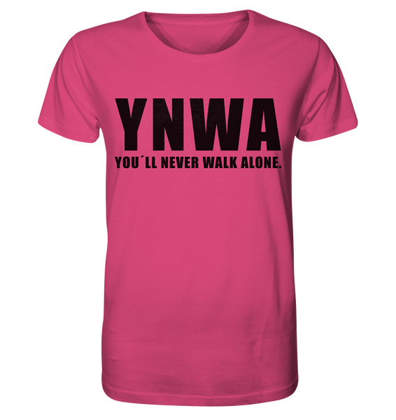 N.O.S.W. BLOCK Fanblock Shirt "YNWA" Männer Organic T-Shirt pink