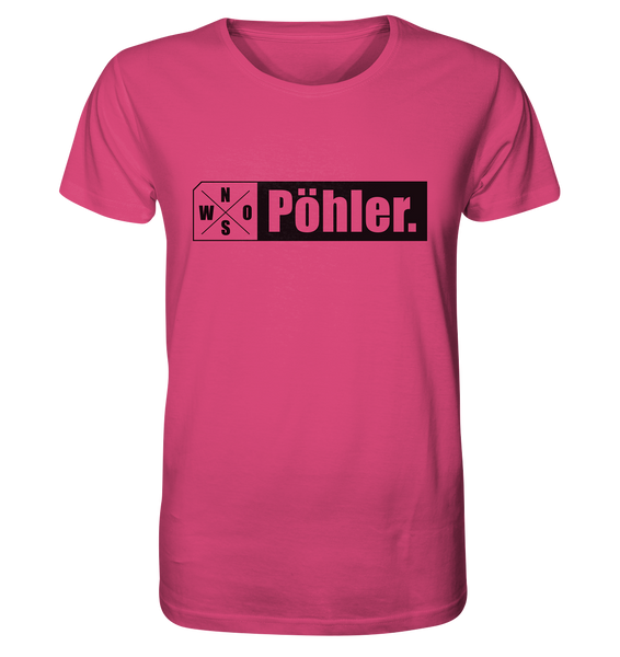 N.O.S.W. BLOCK Teamsport Shirt "Pöhler." Männer Organic T-Shirt pink
