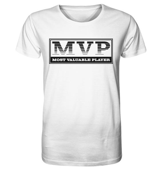 N.O.S.W. BLOCK Teamsport Shirt "MVP" Männer Organic T-Shirt weiss