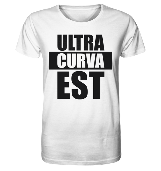 N.O.S.W. BLOCK Ultras Shirt "ULTRA CURVA EST" Männer Organic T-Shirt weiss