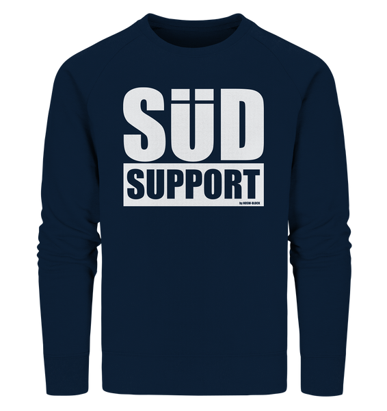 N.O.S.W. BLOCK Fanblock Sweater "SÜD SUPPORT" Männer Organic Sweatshirt navy