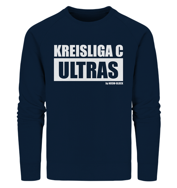 N.O.S.W. BLOCK Ultras Sweater "KREISLIGA C ULTRAS" Männer Organic Sweatshirt navy