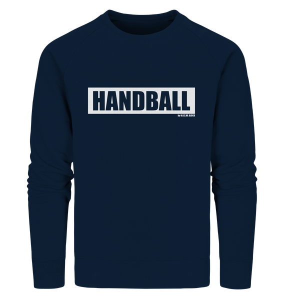 N.O.S.W. BLOCK Teamsport Sweater "HANDBALL" Männer Organic Sweatshirt navy