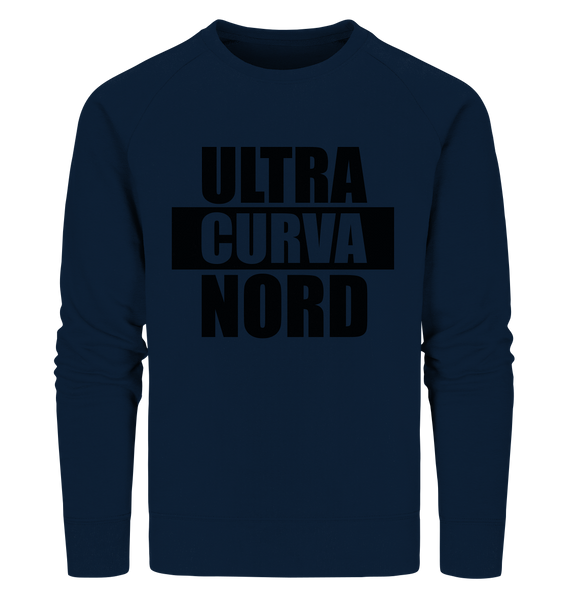N.O.S.W. BLOCK Ultras Sweater "ULTRA CURVA NORD" Männer Organic Sweatshirt navy