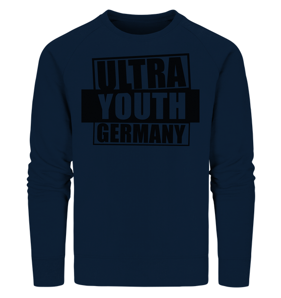 N.O.S.W. BLOCK Ultras Sweater "ULTRA YOUTH GERMANY" Männer Organic Sweatshirt navy
